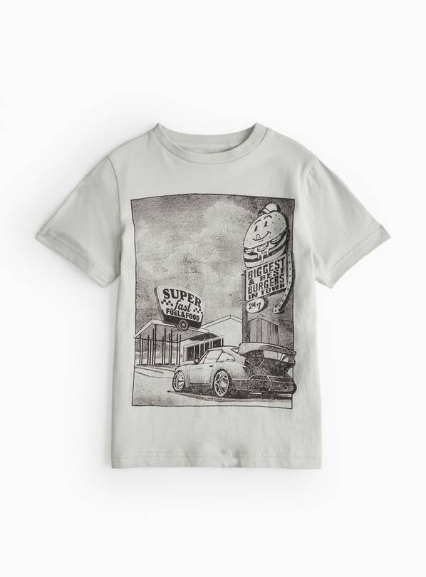 Grey Urban Utility Graphic T-Shirt 5 years