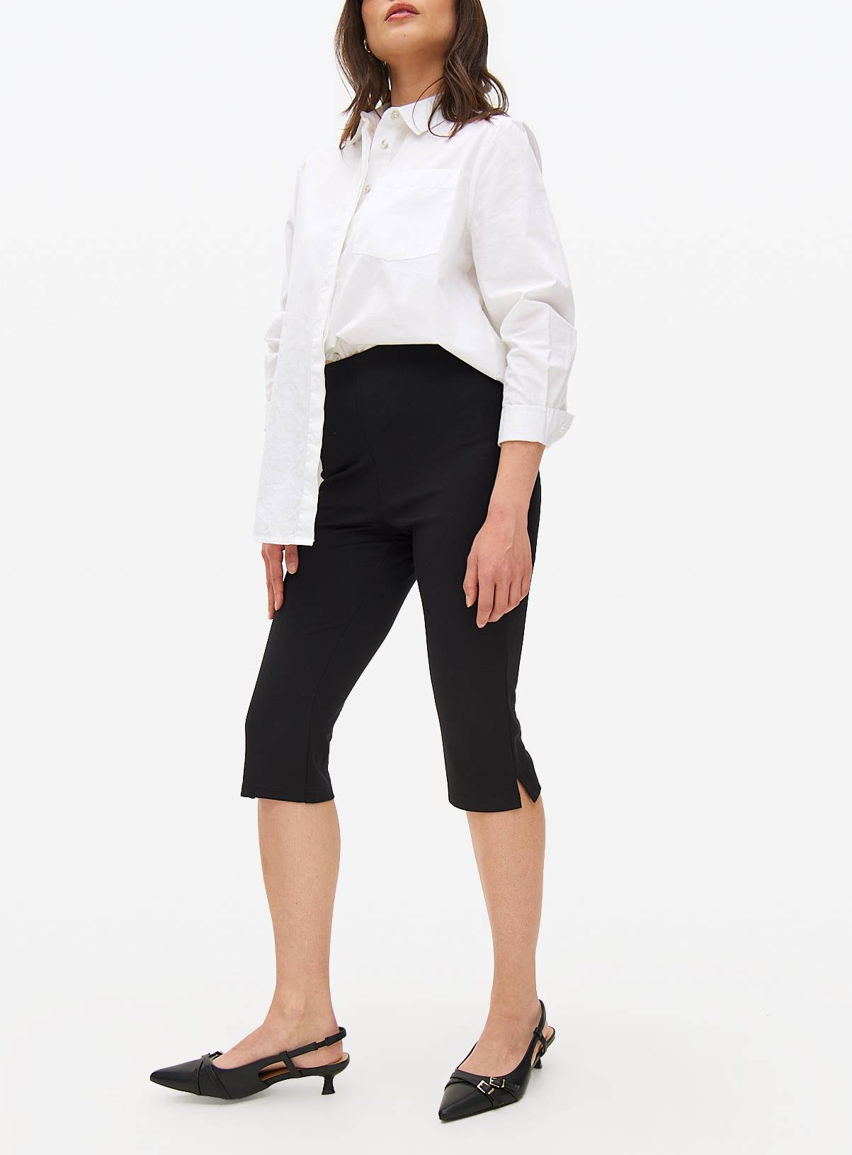 Black Ponte Capri Trousers 12 - Image 1