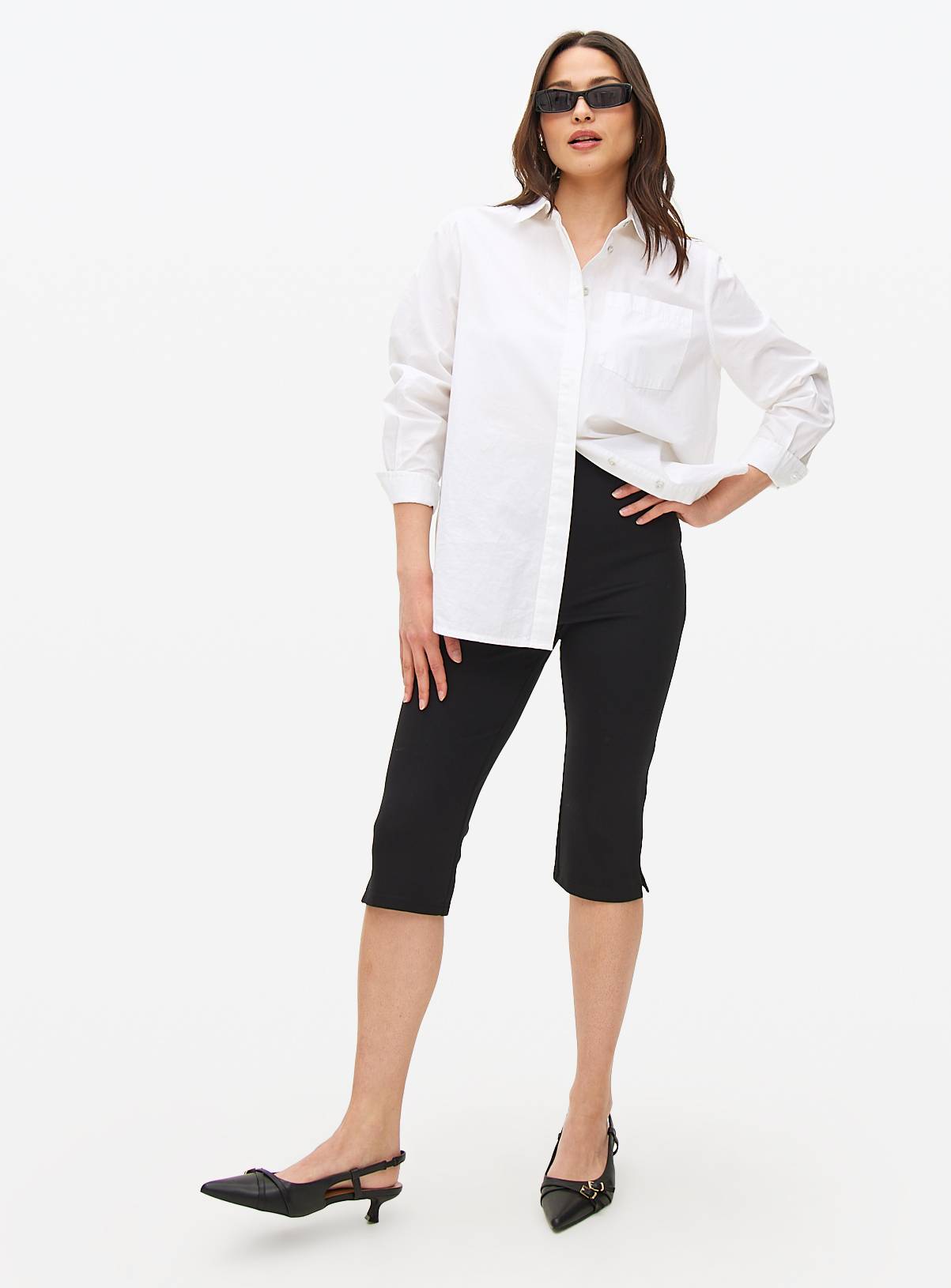 Black Ponte Capri Trousers 12 - Image 2