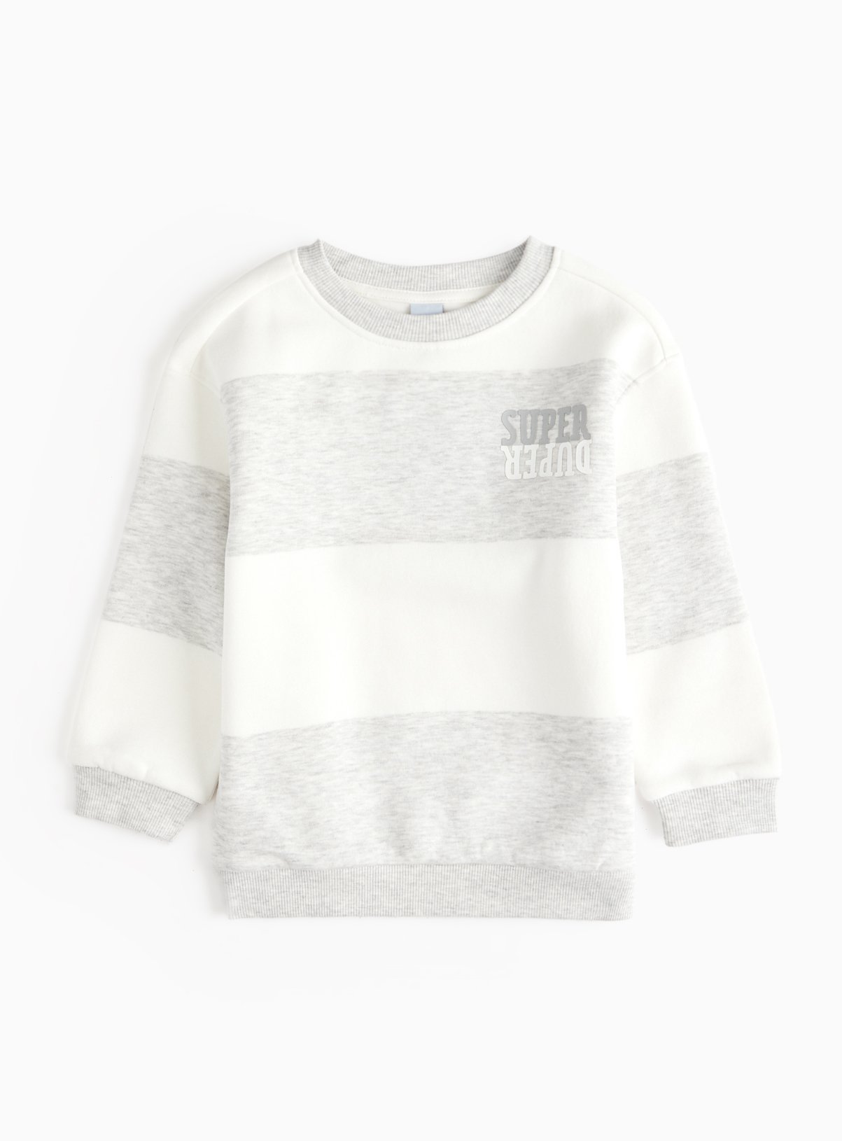 Grey Grey Crew Neck Sweatshirt (2-3 Years) - Tu by Sainsbury's