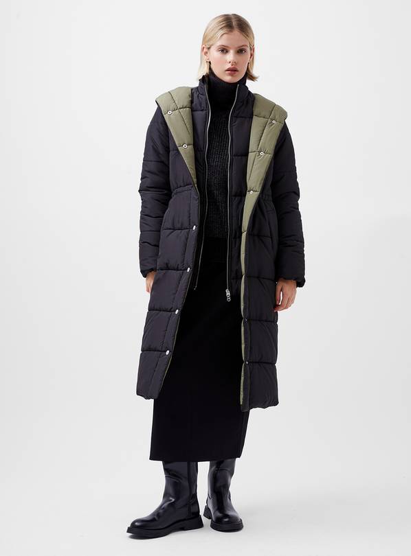 FRENCH CONNECTION Auden Double Front Puffer Jacket L