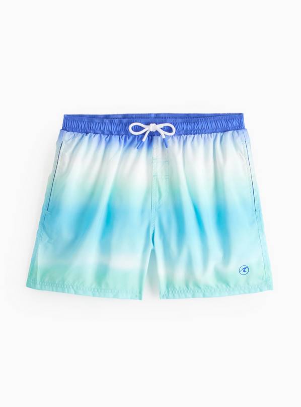 Blue Ombre Swim Shorts S