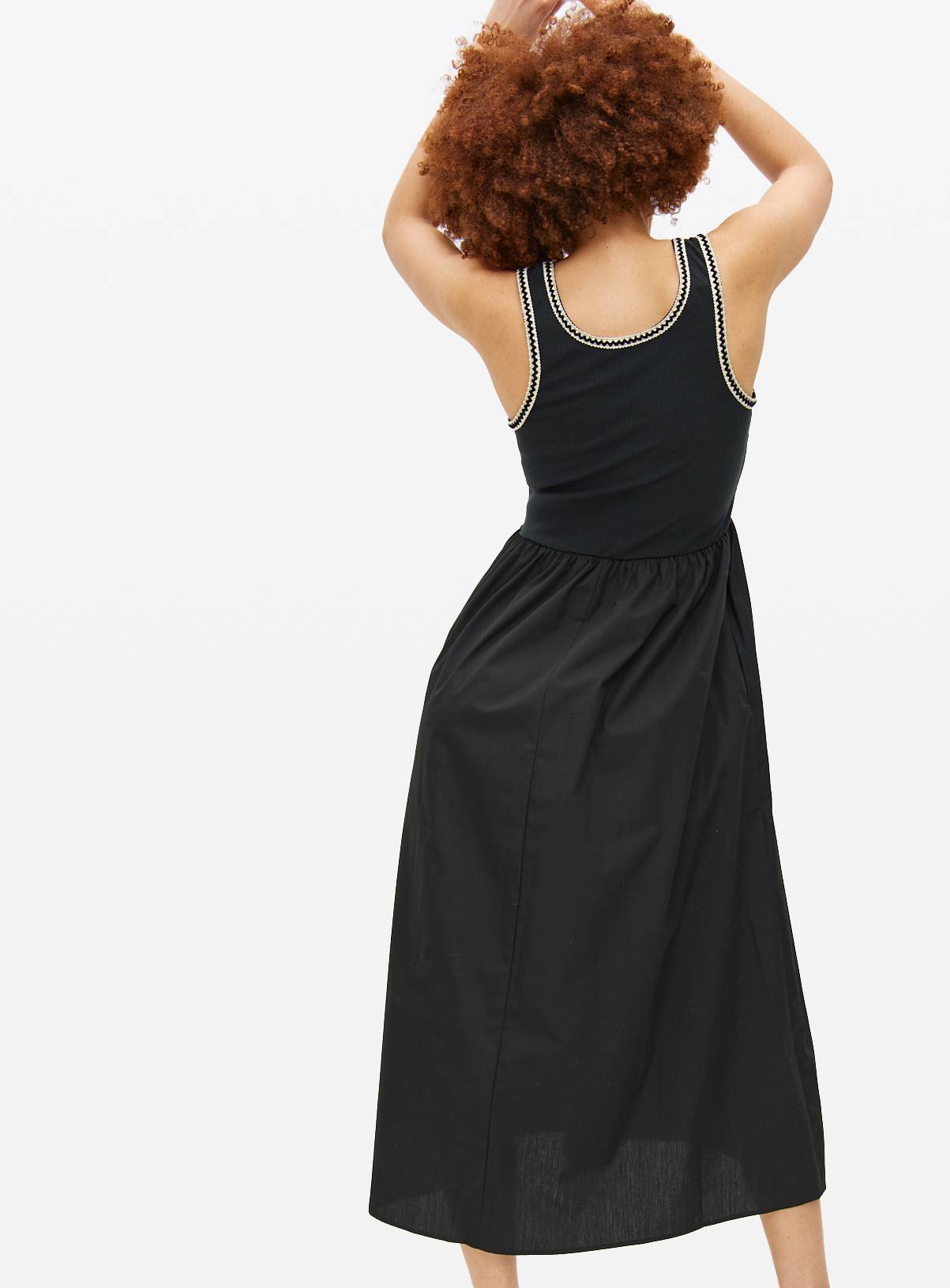 Black Crochet Detail Racer Back Midaxi Dress 24 - Image 4