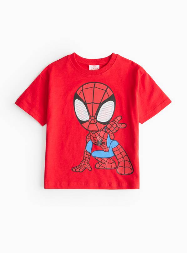 Red Spidey Character Print T-Shirt 1-2 years