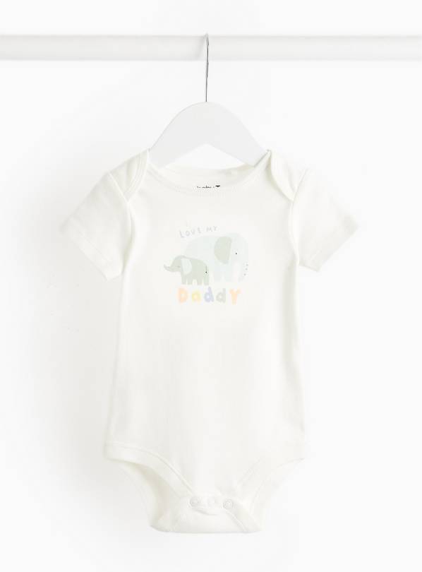 I Love My Daddy Slogan Bodysuit  6-9 months