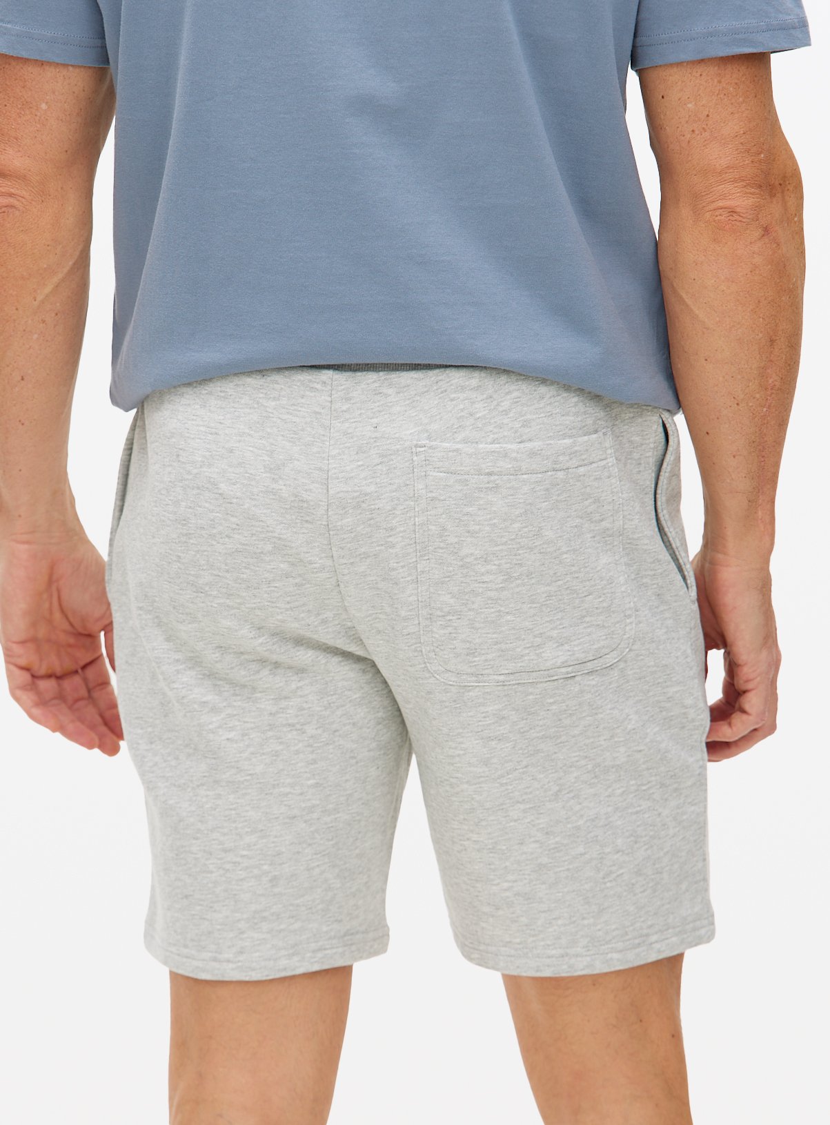 Grey Jersey Drawstring Shorts XXL - Image 5 thumbnail