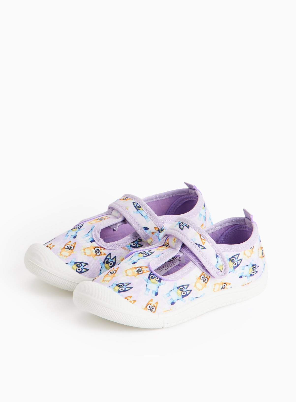 Pink Pink Bluey T-Bar Bumper Shoes - Bluey by Sainsbury's