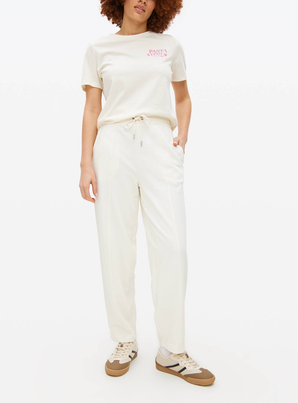 Cream Core Barrel Joggers L - Image 1