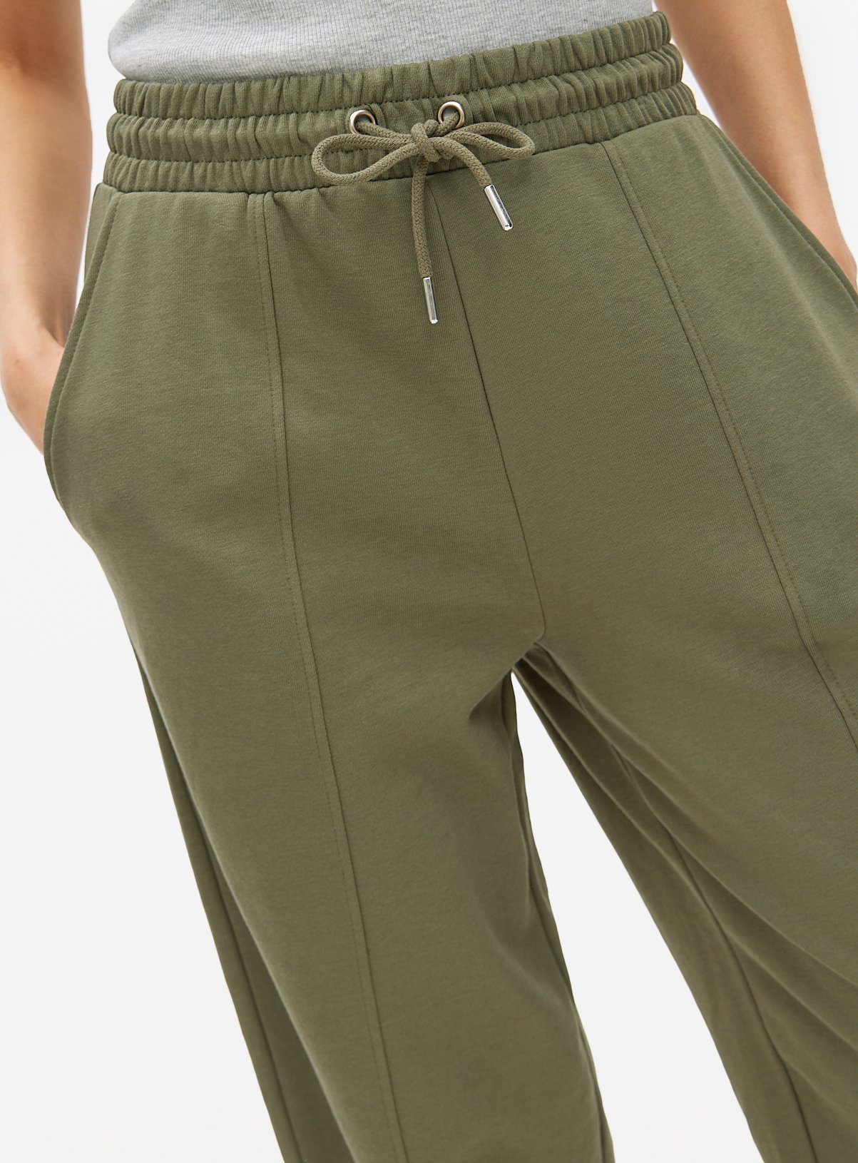 Khaki Barrel Leg Joggers XL - Image 3 thumbnail