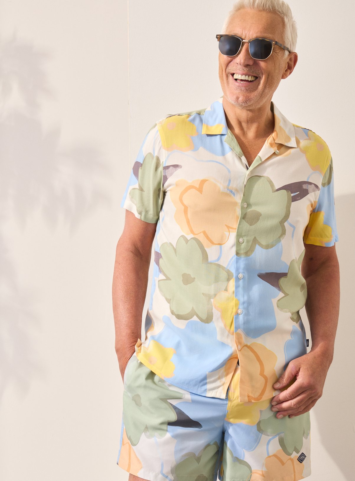 Men's UNION WORKS Multi Floral Printed Shirt