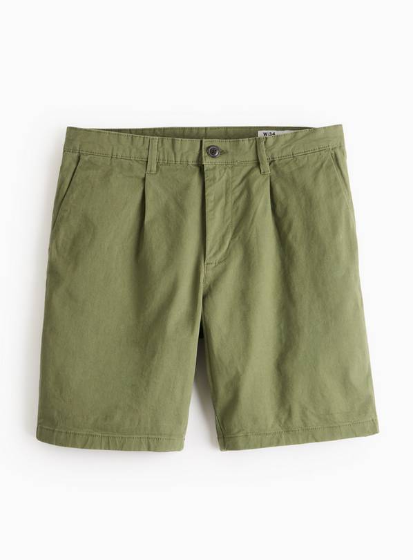 UNION WORKS Khaki Chino Shorts  34