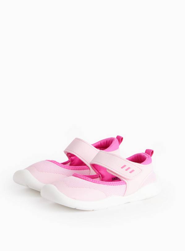 Pink Strap Aqua Swim Shoes 9 Infant