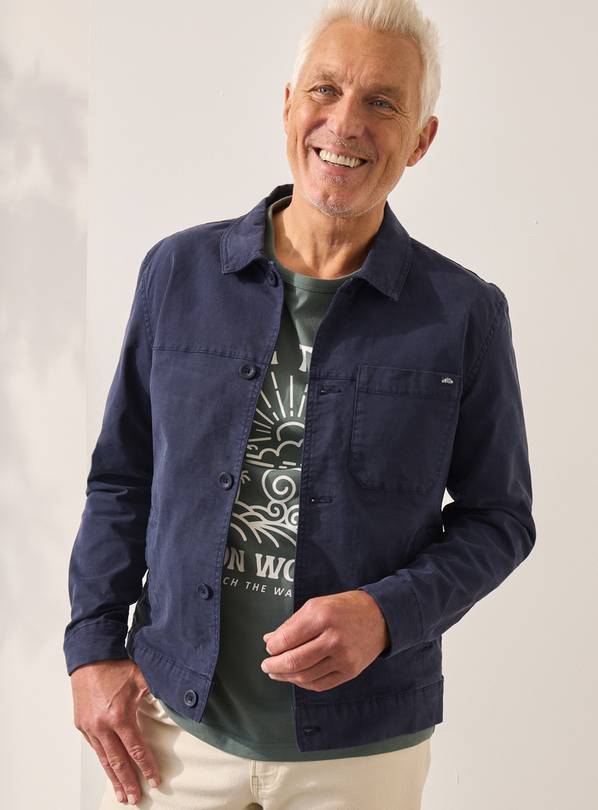 UNION WORKS Navy Canvas Jacket L