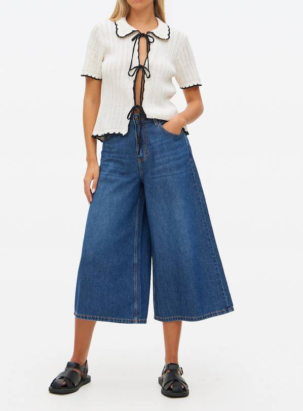Buy Dark Denim Culottes 10 Jeans Argos