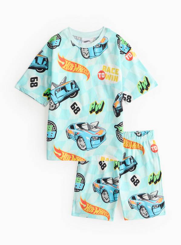 Hot Wheels Blue Printed Pyjamas 4-5 years