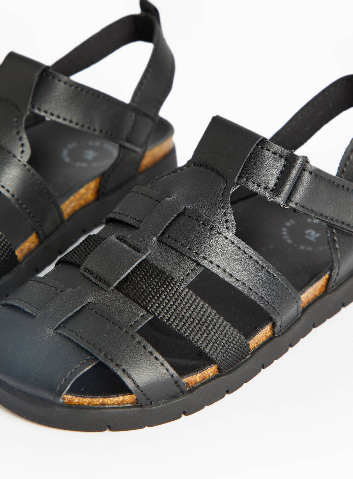 Black Taped Fisherman Sandals 9 Infant - Image 3
