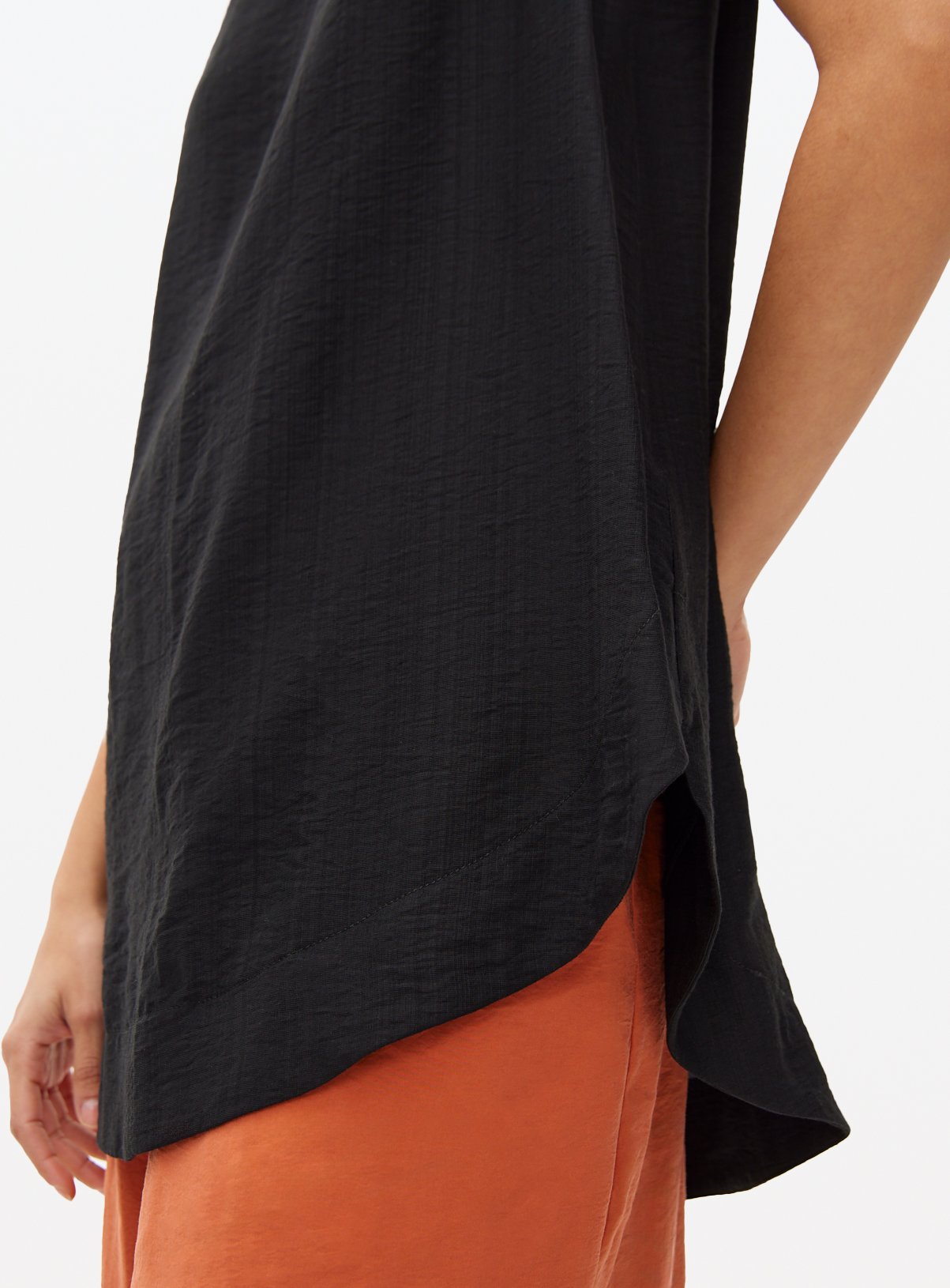 Black Sleeveless Shell Top 24 - Image 3 thumbnail