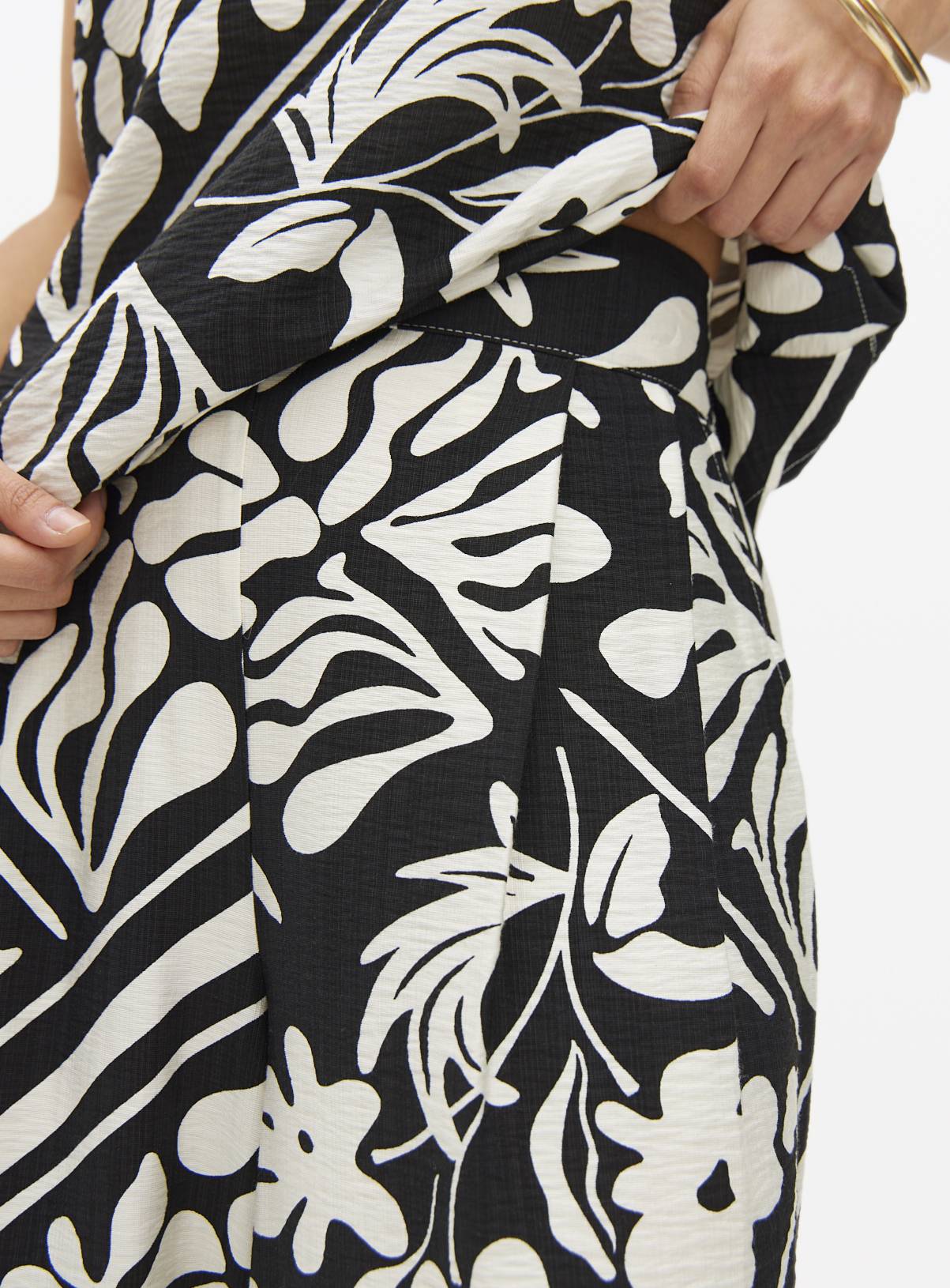 Mono Printed Co-ord Culottes 12 - Image 2