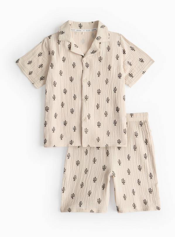 Cactus Print Traditional Pyjama Set 1-2 years