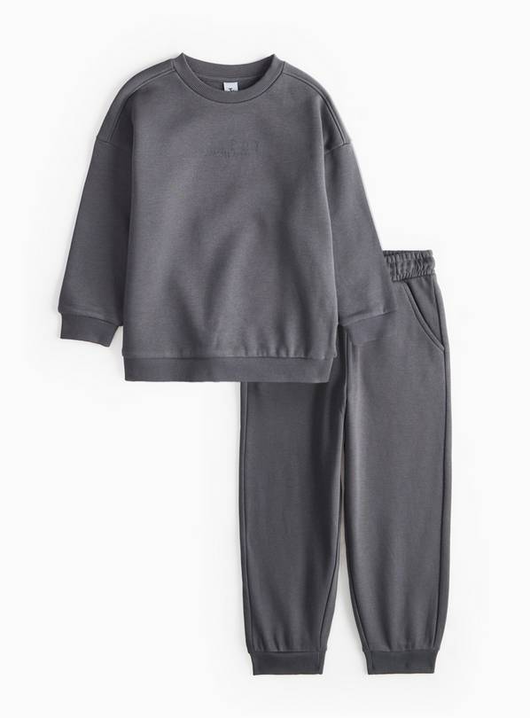 Charcoal Sweatshirt & Joggers Set 10 years