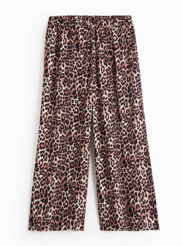 Leopard Print Wide Leg Trousers 7 years