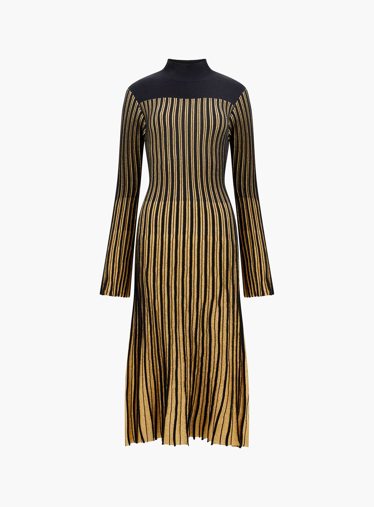 FRENCH CONNECTION Journee Mari Long Sleeve Dress S - Image 4