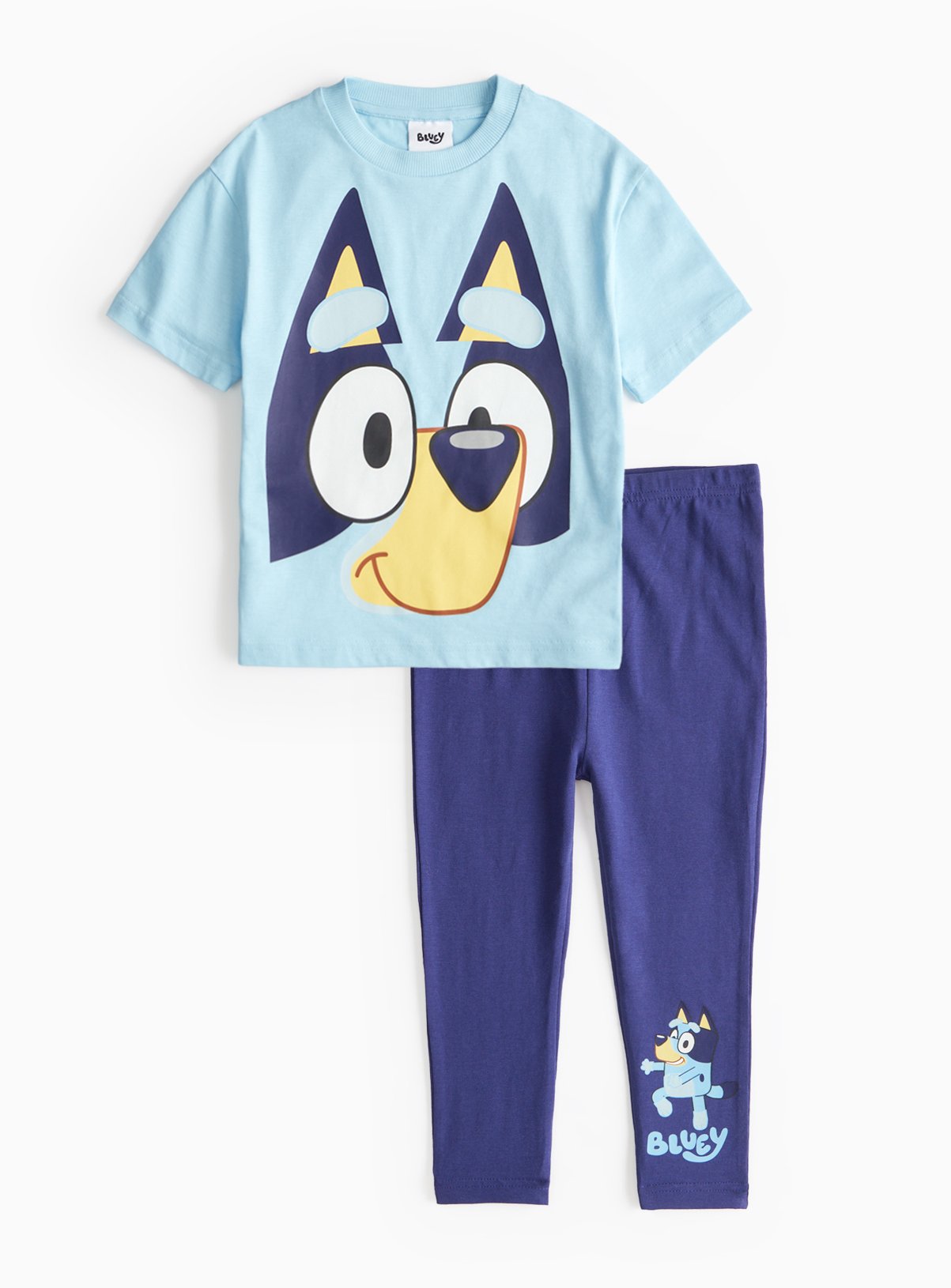 Blue Bluey T-Shirt & Leggings Set (4-5 Years) - Bluey by Sainsbury's