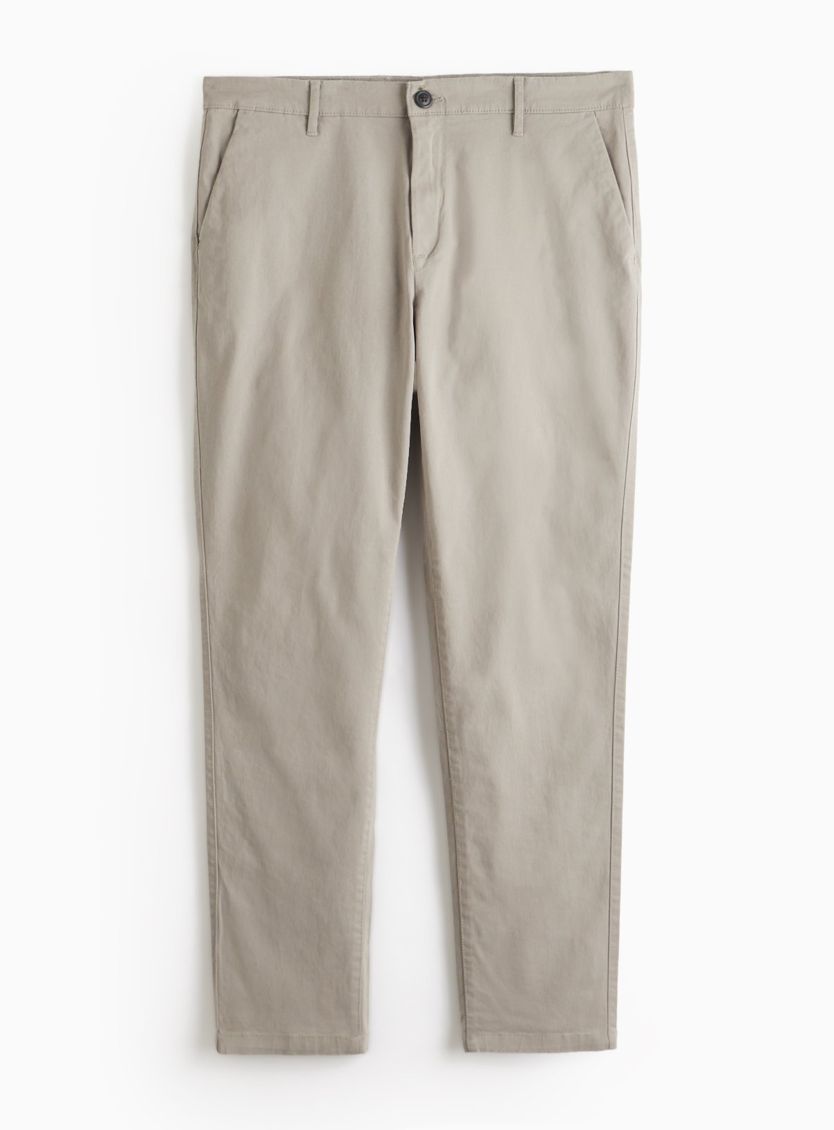 Grey Skinny Fit Chino Trousers  42L - Image 3 thumbnail