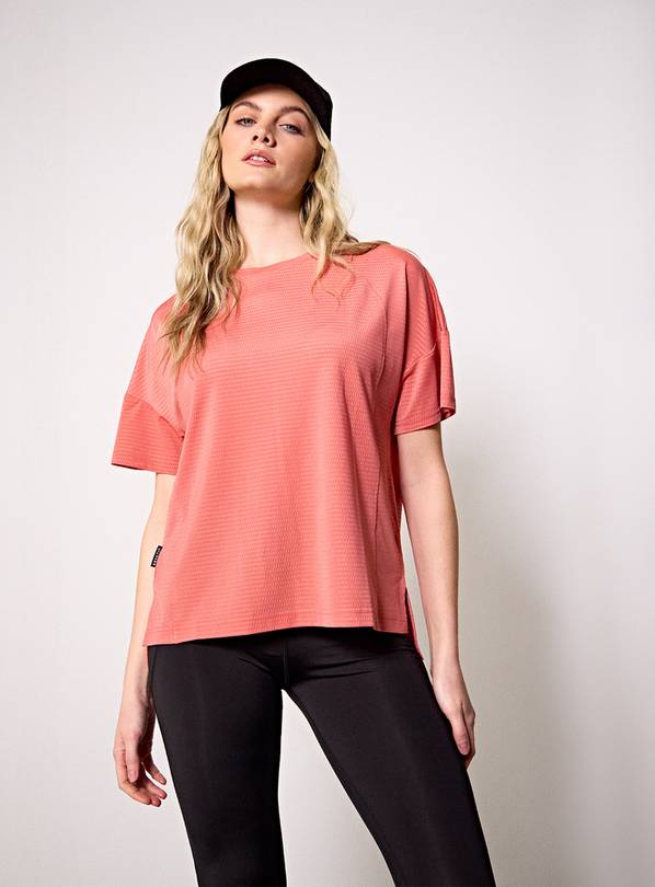 REAKTIV Pink Training Layering Tee L