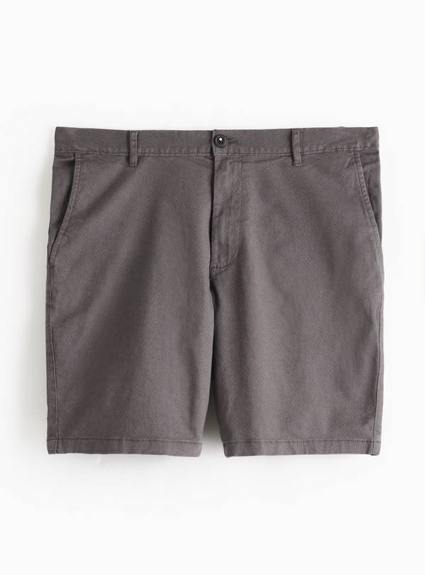 Charcoal Printed Chino Shorts 40
