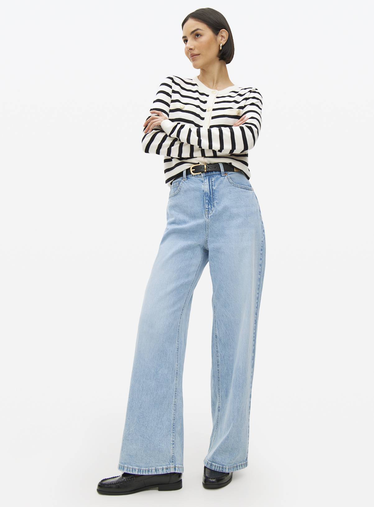 Nautical Mono Stripe Cardigan  10 - Image 2