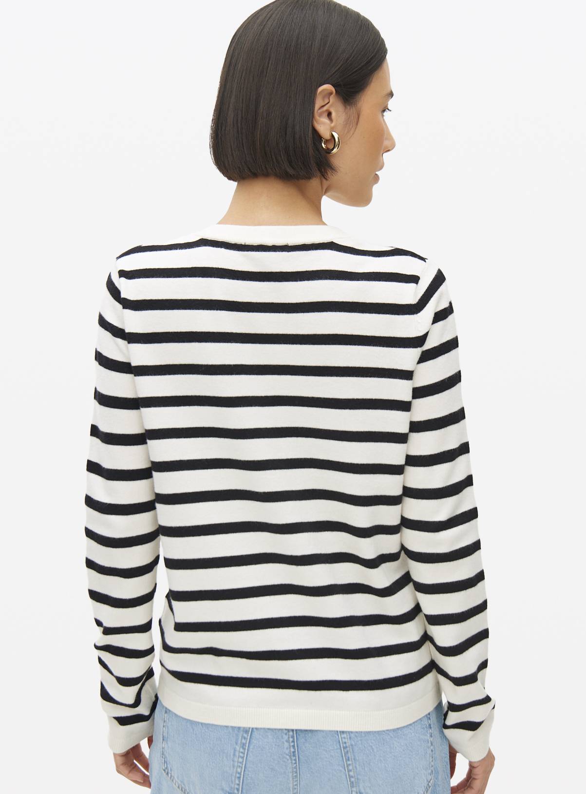 Nautical Mono Stripe Cardigan  10 - Image 4