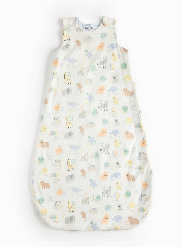 Alphabet Printed 1.5 Tog Sleeping Bag 12-18 months