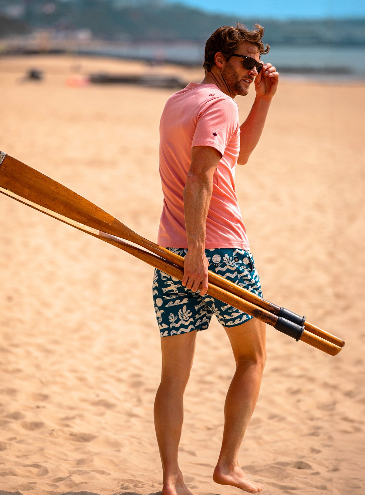 Men's Blue BRAKEBURN Coast Swimshort