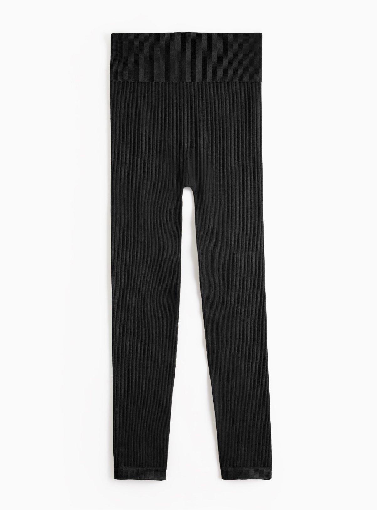 REAKTIV Black High Waisted Ribbed Seamless Legging XL - Image 5 thumbnail