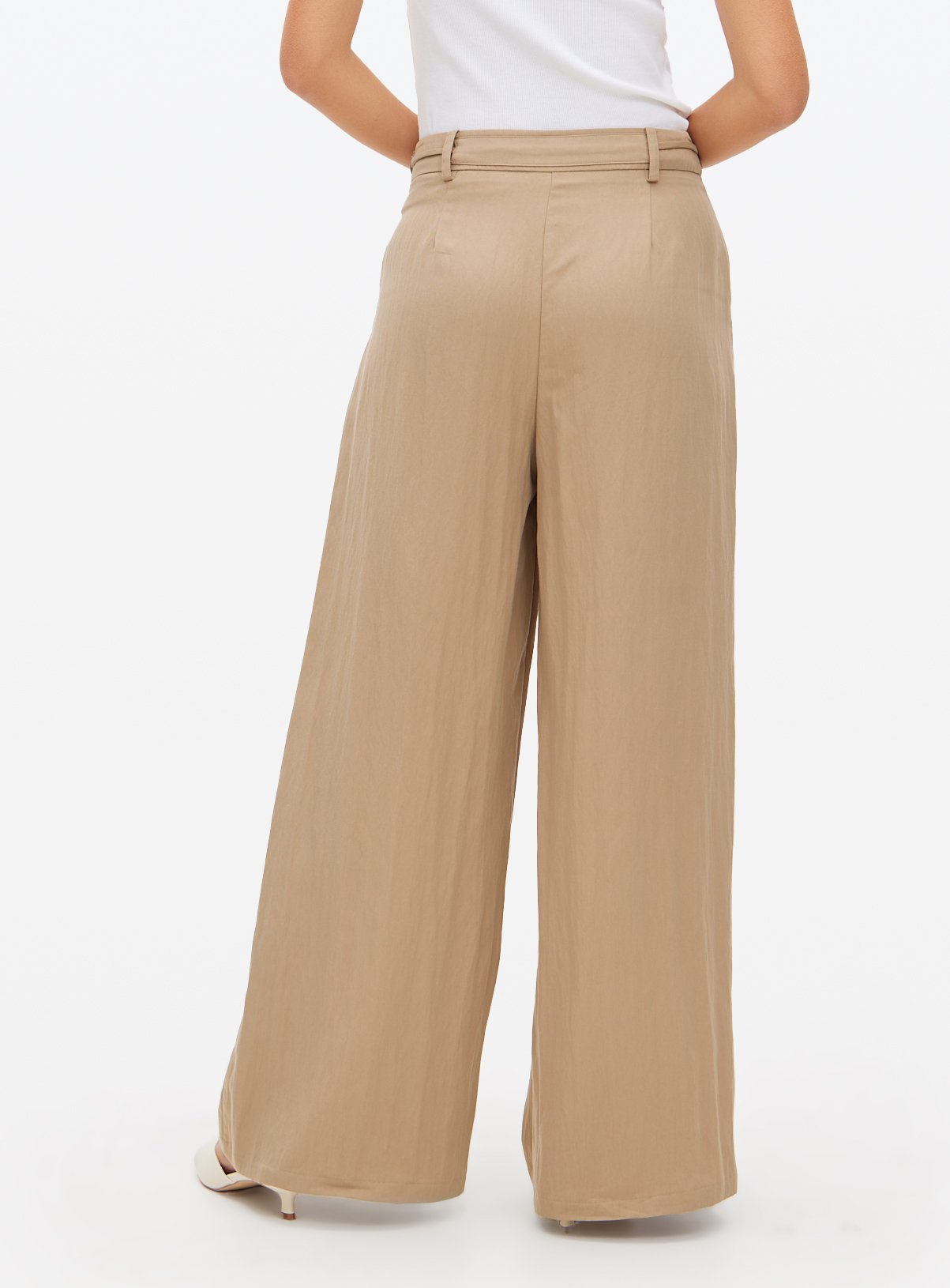 Stone Ultra Wide-Leg Co-ord Trousers 18S - Image 5 thumbnail