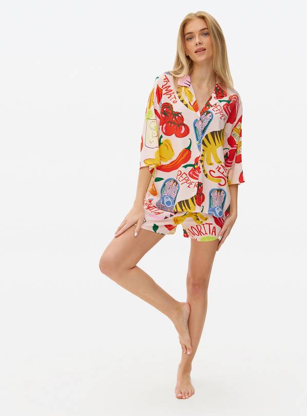 Mini Me Pink El Sol Pyjama Set L