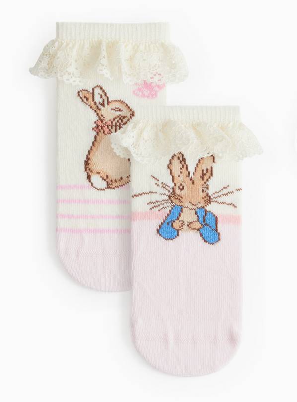 Peter Rabbit Pink Character Socks 2 Pack 1-6 months