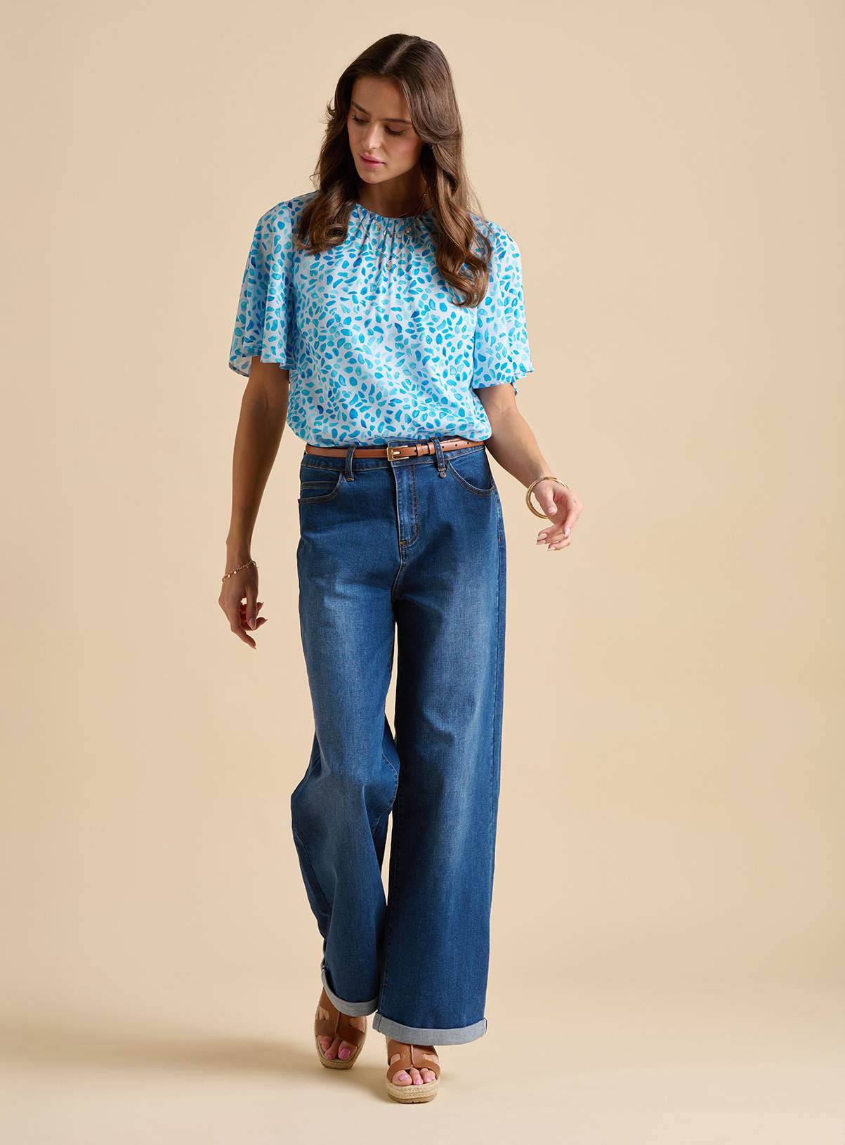 BRAKEBURN Sea Glitter Blouse 18 - Image 1
