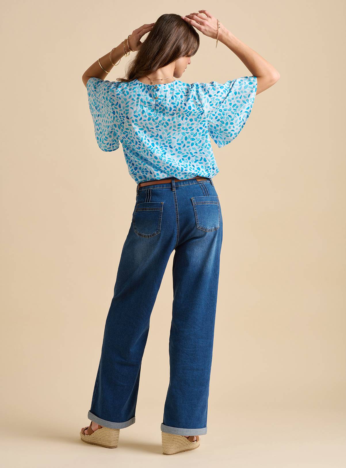 BRAKEBURN Sea Glitter Blouse 18 - Image 2