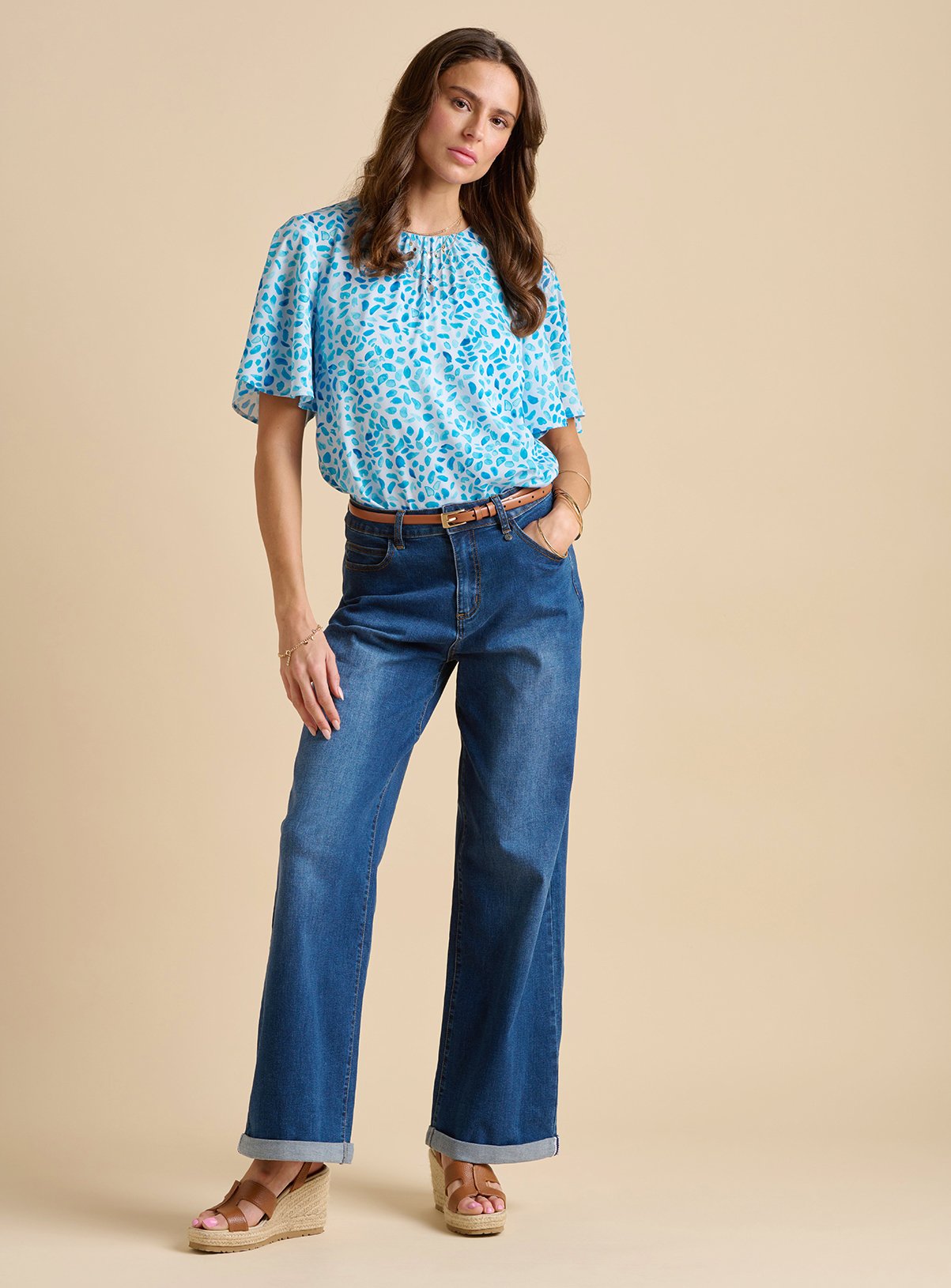 BRAKEBURN Sea Glitter Blouse 18 - Image 5 thumbnail