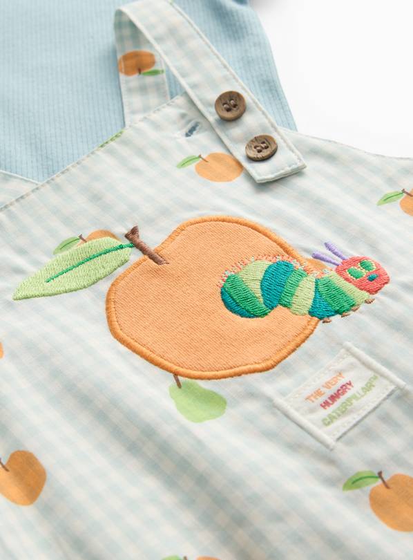 Buy The Very Hungry Caterpillar Gingham Bibshorts Set 12-18 months
