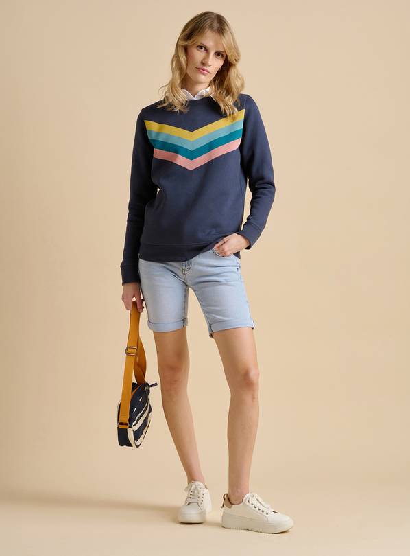 BRAKEBURN Chest Stripe Crew Neck Sweat 16