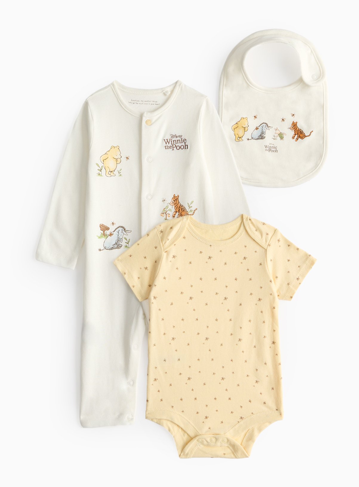 Winnie The Pooh 3-Piece Starter Set (3-6 Months) - Winnie The Pooh by Sainsbury's