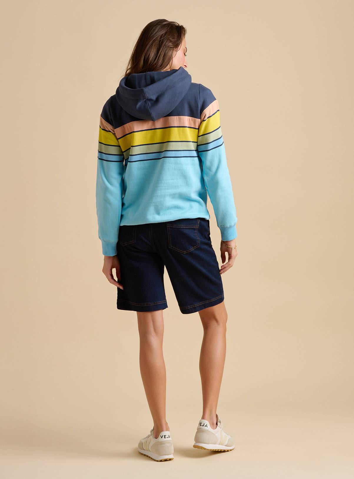 BRAKEBURN Chest Stripe Elise Hoodie 16 - Image 2