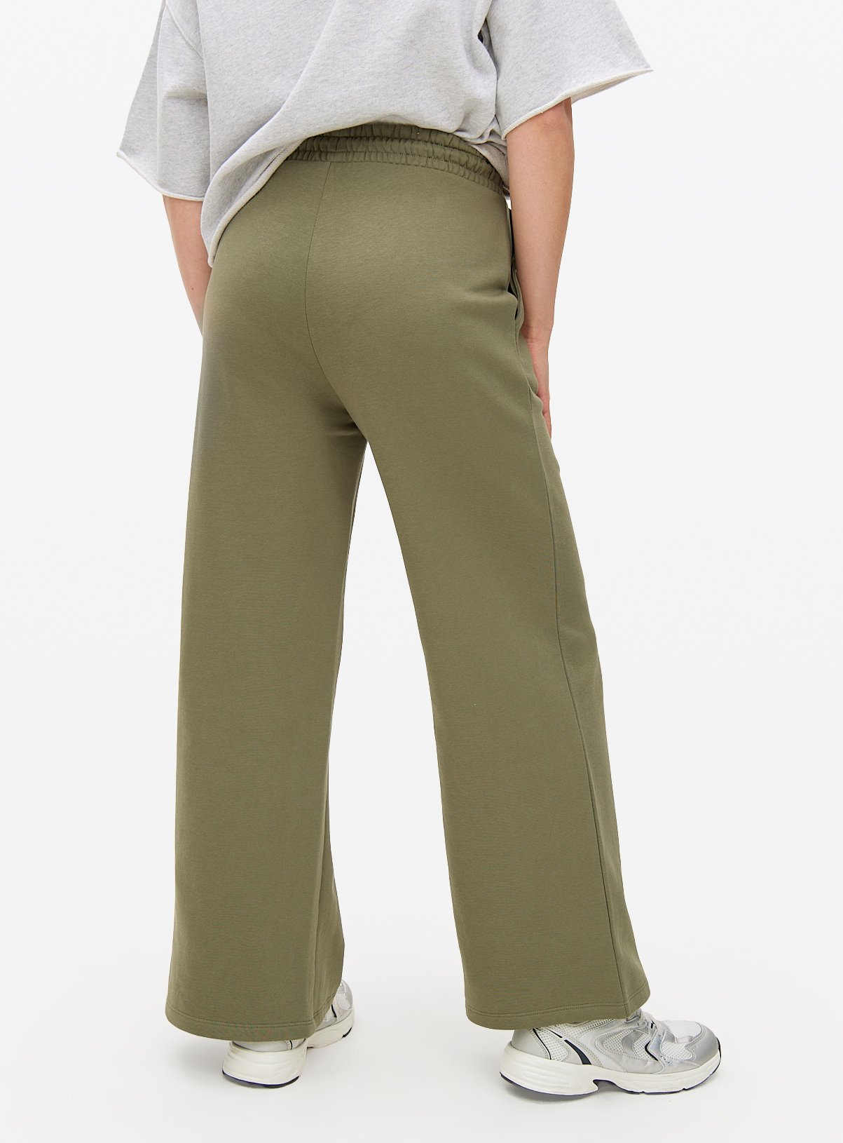 Khaki Core Wide Leg Joggers XL - Image 3 thumbnail