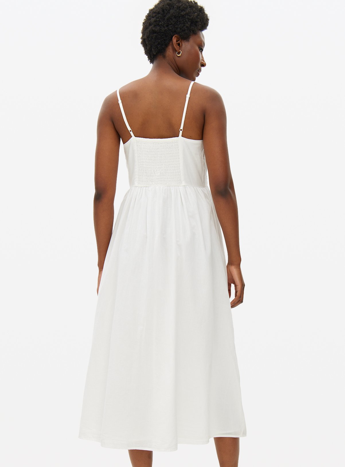 White Cutwork Midaxi Strappy Dress 10 - Image 4 thumbnail