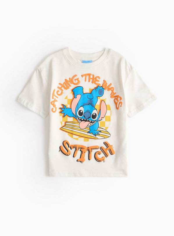 Disney Stitch Catching Waves Graphic T-Shirt  1-2 years
