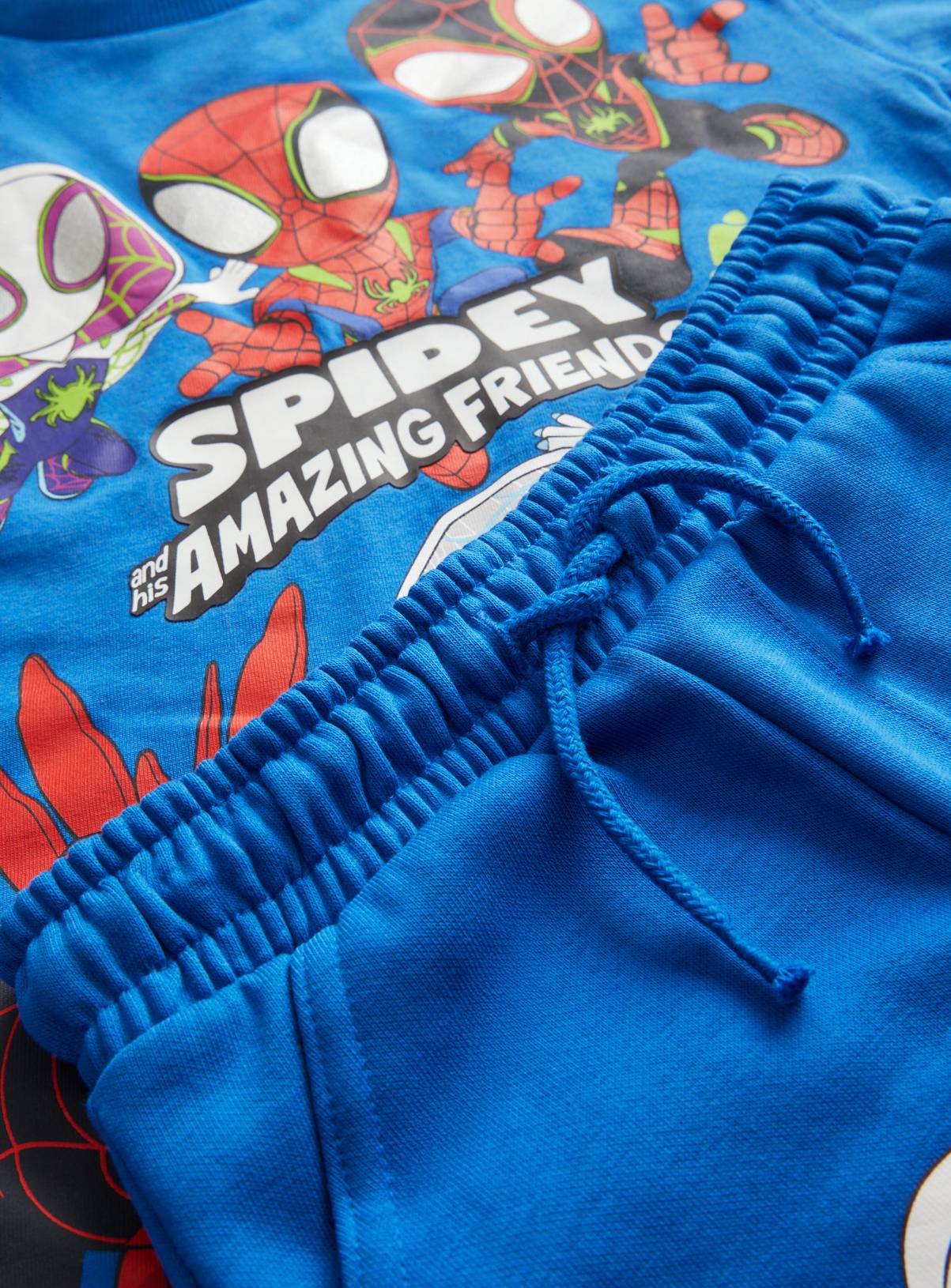 Marvel Spidey Dino Webs Print T-Shirt & Shorts 5-6 years - Image 2