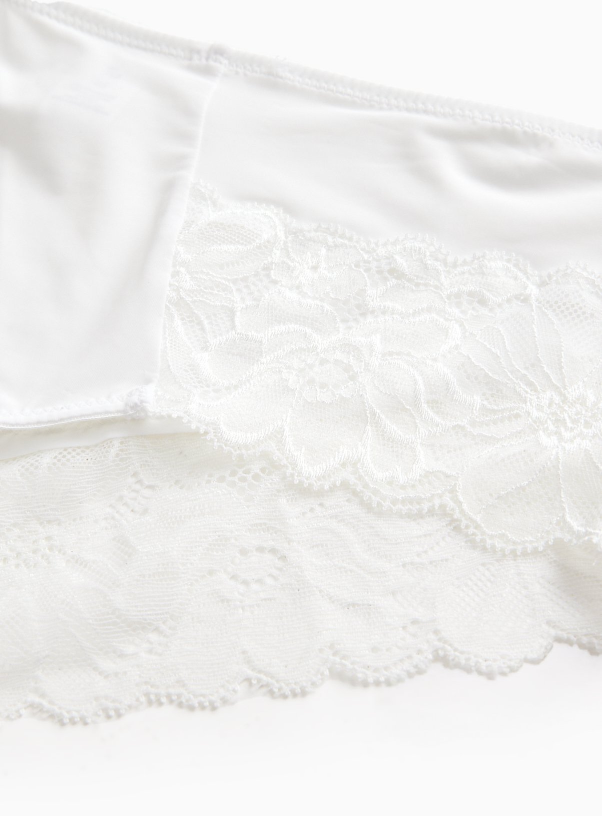 White Floral Lace Midi Knickers 20 - Image 2 thumbnail
